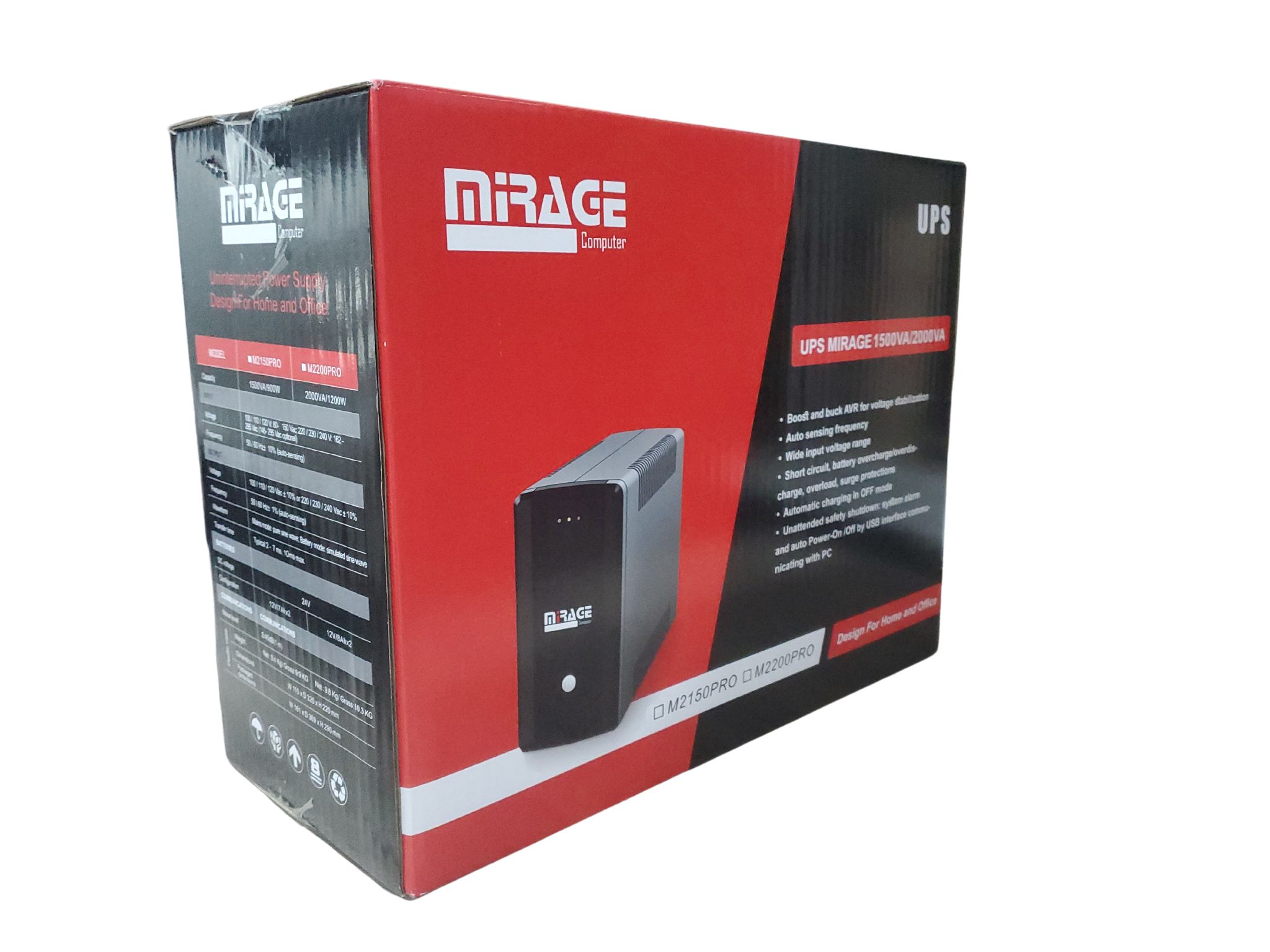 ONDULEUR UPS MIRAGE 1500VA 4 SORTIES IEC C13